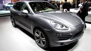 2013 Porsche Cayenne S Diesel - Exterior Interior Walkaround - 2012 Paris Auto Show
