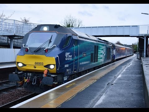 Class 68 thrash around Edinburgh.