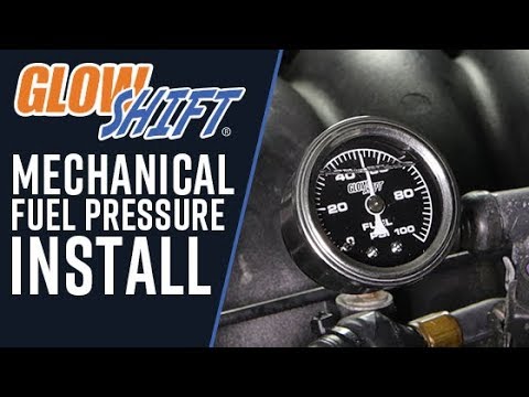 Installation | GlowShift Liquid Filled Mechanical Fuel Pressure Gauge for Cars and Trucks