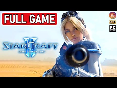 Starcraft 2: Nova Covert Ops Gameplay Walkthrough Full Game 4K 60Fps No Commentary