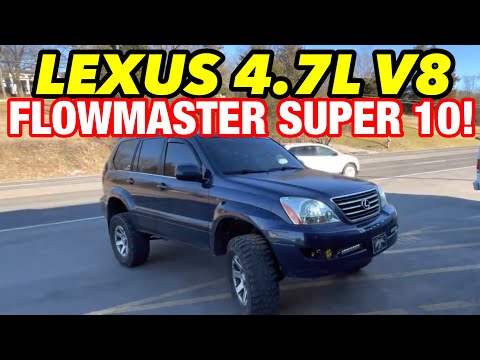 2004 Lexus GX 470 4.7L V8 Exhaust w/ FLOWMASTER SUPER 10!