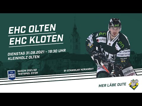 31.8.2021 EHC Olten - EHC Kloten 2:5