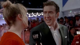 Nicolas Cage Interview | Butcher’s Crossing Red Carpet | TIFF 2022