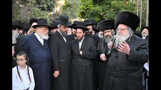 הדורות שנסתלקו חיים ע"י השפעת בניהם - ראש הישיבה רבי שאול אלתר בחופת בת אחיינו רבי אברהם מרדכי אלתר