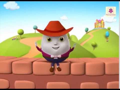 Humpty Dumpty | 3D English Nursery Rhyme for Children | Periwinkle | Rhyme #6