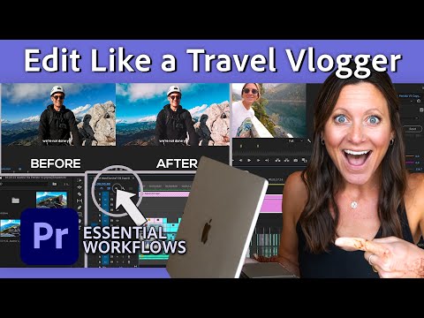 Best Video Editing Style for Travel Vlogs | Premiere Pro Tutorial with Kara and Nate | Adobe Video