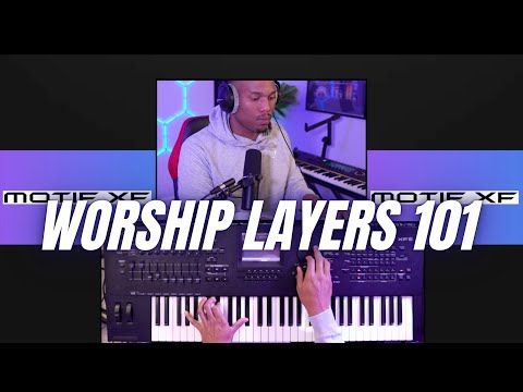 the EASIEST WAY to Create Worship Patches For Church (Yamaha Motif Xf)