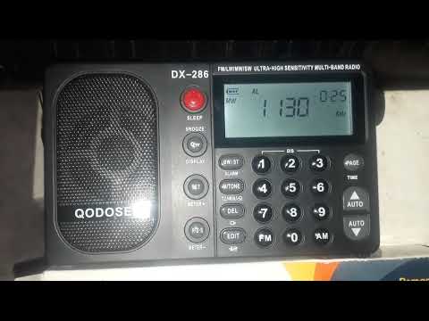 Rádio Nacional, from Rio de Janeiro, tuned in Morrinhos - CE by Joe DX, on the frequency of 1130 KHz