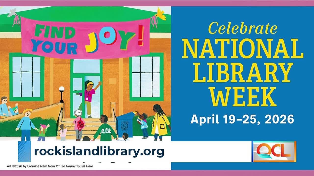 ‘Find Your Joy’: Rock Island Library launches National Library week programs, Citizen’s Academy