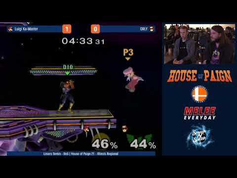 House of Paign 21 - Loser's Quarters - Ka-Master (Luigi) vs ORLY (Falcon)