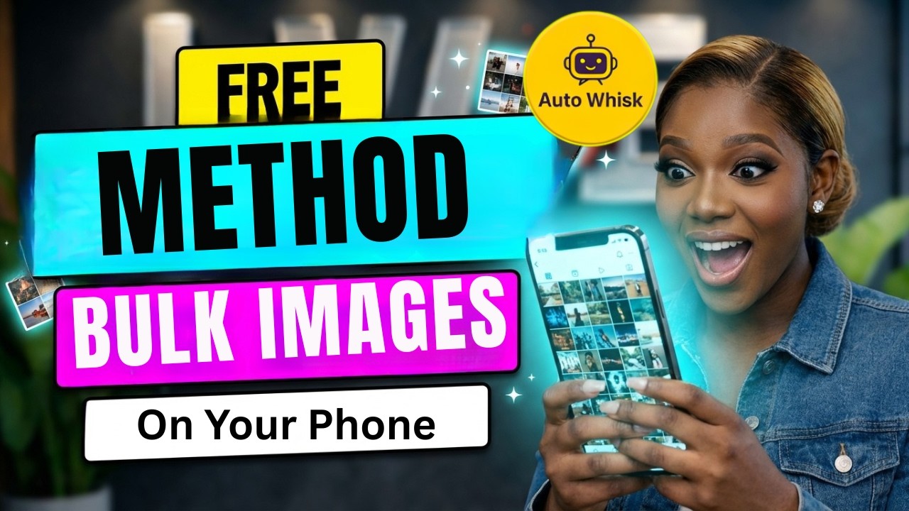 Bulk AI Image Generation on Mobile (Free Method – AutoWisk Tutorial)