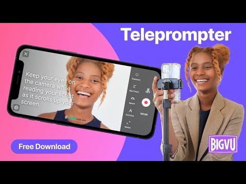 Teleprompter & Video Captions video