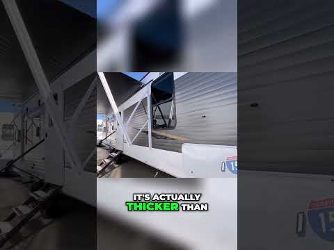 RV Upgrade: Stronger Aluminum Siding #rv #toyhauler #shorts #rvlife #sxs #camping #fyp