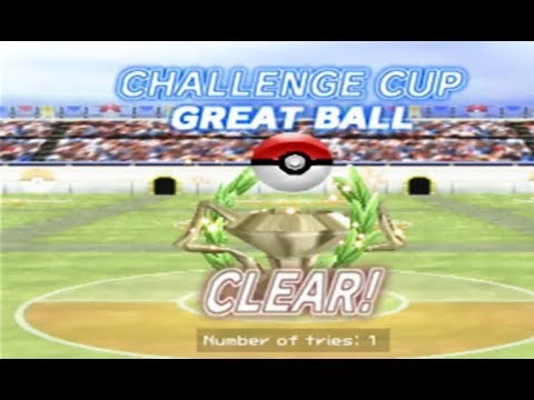 Pokemon Stadium 2 Challenge Cup Great Ball walkthrough rental Pokemon only