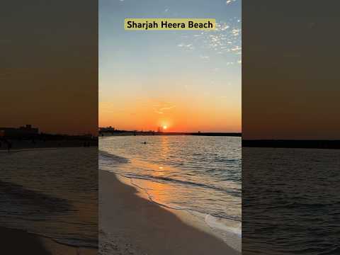 Beautiful Evening-Sharjah Heera Beach #sharjah #beach #dubai