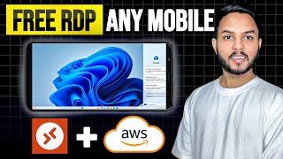 How to use Free RDP (Remote Desktop) in Android Mobile 2025 | AWS Free Tier Setup | Free Windows RDP