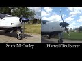 Comparing the Hartzell Trailblazer prop to the original McCauley (starting and stopping)