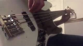 Video thumbnail for Electro Harmonix Q-tron Envelope Filter + EHX Black Finger + Fender American Vintage 64 Jazz Bass by theworldisflatwound