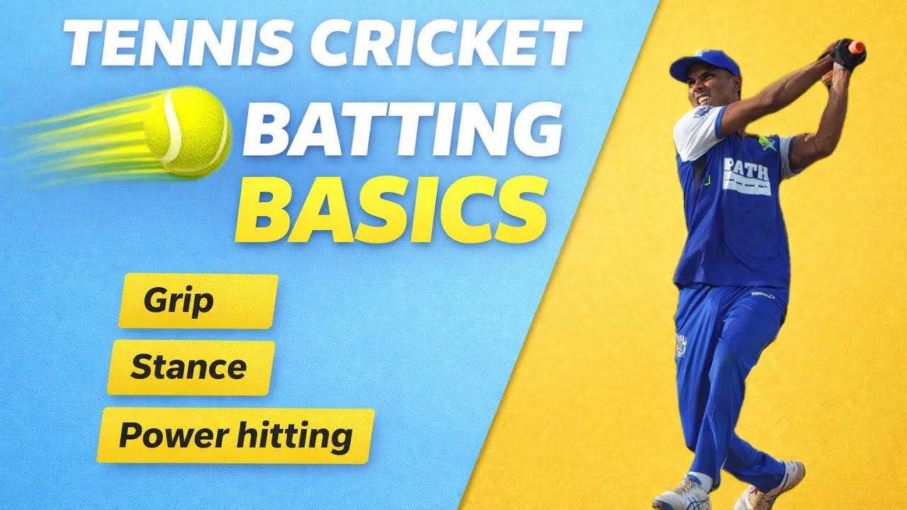 Tennis Cricket Batting Tips