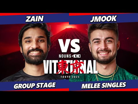Nounsvitational 2025 - Zain (Marth) Vs. Jmook (Sheik) Smash Melee - SSBM