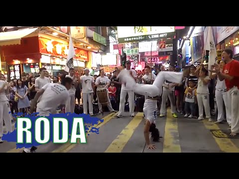 [Roda] Mestra Jo Street Roda in Mong Kok, HK  | Music: Pe Passou (Capoeira Brasil)