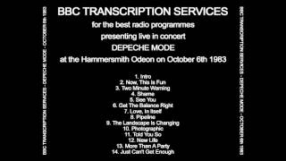 Intro + Now This Is Fun - Depeche Mode (Live in Hammersmith Odeon 06-10-1983)