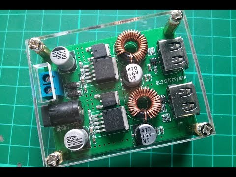DC-DC Buck Converter 2-Port USB with QC3.0 from ICStation
