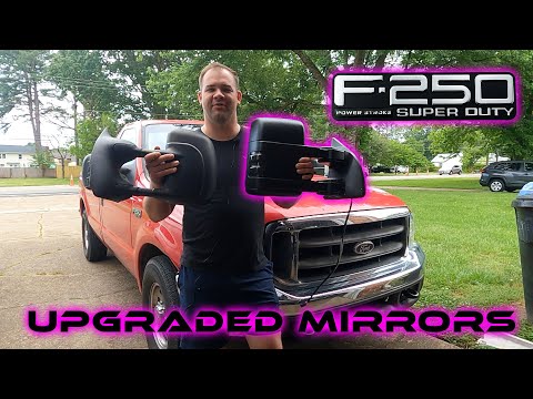 First gen Super duty gets an upgrade! 2008-2016 Tow Mirror mod