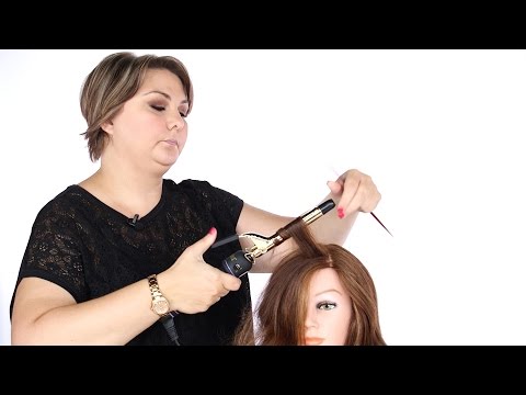 How to use a curling iron