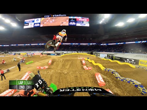 GoPro: Adam Cianciarulo | 2021 Monster Energy Supercross | Houston 2 | 450 Main Event Highlights