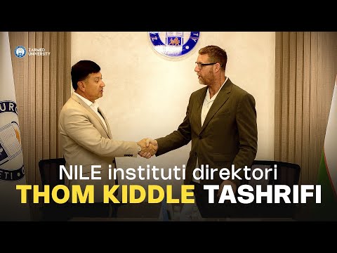 Visit of Thom Kiddle, Director of the NILE Institute
