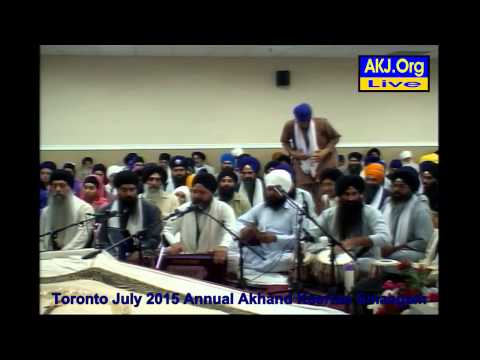 061 Toronto July 2015 Smaagam - Wednesday Evening - Bh. Apardeep Singh Jee