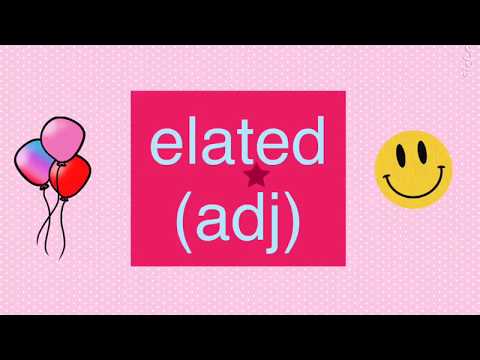 "elated" meaning (with examples)