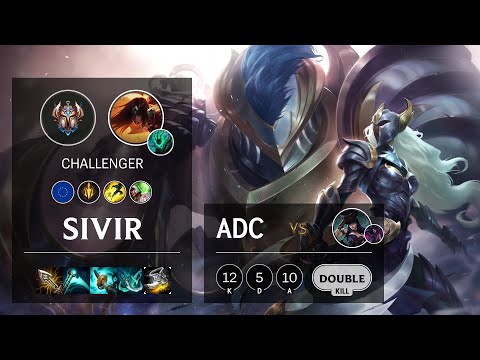 Sivir ADC vs Caitlyn - EUW Challenger Patch 10.16