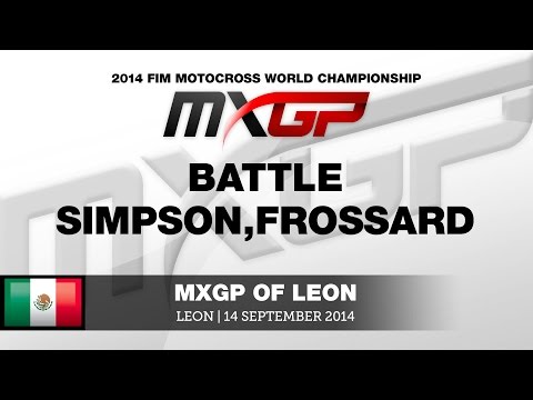 MXGP of Leon 2014 Simpson & Frossard Battle - Motocross