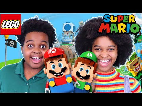 LEGO Super Mario LEVEL UP CHALLENGE w/ Shiloh and Shasha - Onyx Kids