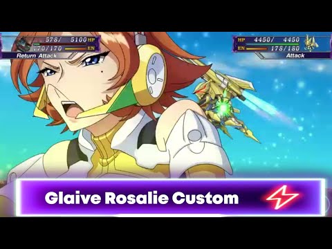 Cross Ange - Glaive Rosalie Custom - All Attack [Super robot Wars -X-]