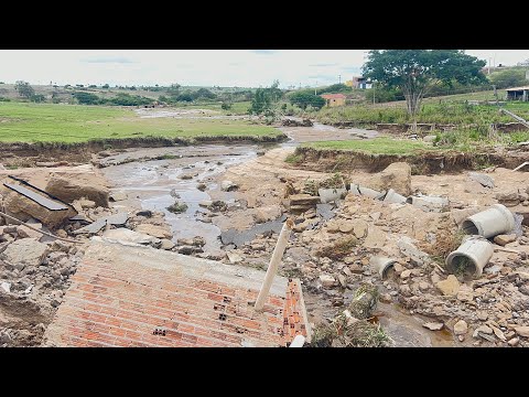 CENÁRIO DE GUERRA EM JUCATI PE! Veja a destruição após a chuva 😳🌧️” já