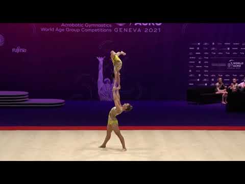 Acrobatic Gymnastics World Championship 2021- POR Filipa Patrocínio e Inês Faria FINALS
