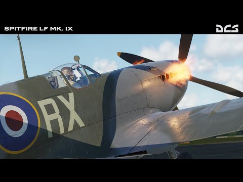 DCS: Spitfire LF Mk. IX Lektion 1 in der Parkposition starten 4K #dcs