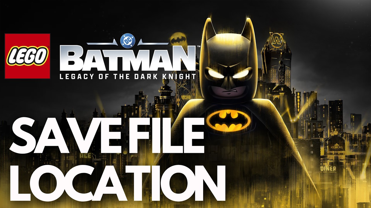 LEGO Batman Legacy of the Dark Knight: Where Is The Save Game Files & Config File is Located On PC