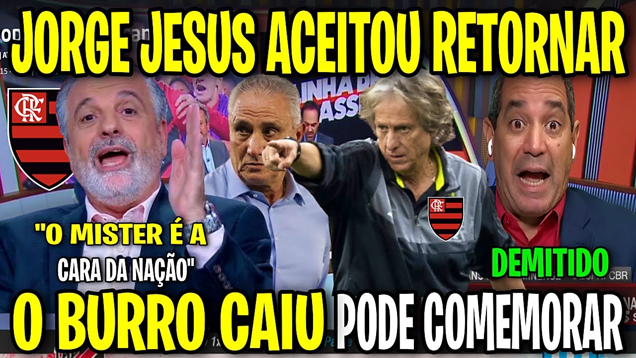PASCOAL FOI DIRETO " O JORGE JESUS ACEITOU RETORNAR AO FLAMENGO!" O TITE VAI CAIR? NOTÍCIAS MENGÃO