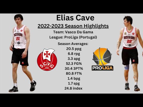 Elias Cave Vasco da Gama (ProLiga) Season Highlights: 2022-2023