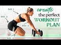 How To Create The Perfect Workout Plan Ultimate Guide