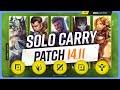 The NEW BEST SOLO CARRY CHAMPIONS on PATCH 14.11 - League of Legends