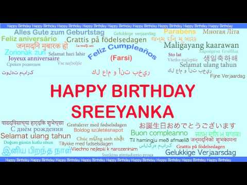 Sreeyanka   Languages Idiomas - Happy Birthday