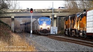 preview picture of video 'A Railfan Afternoon at Clackamas, Oregon 2-9-2012'