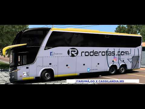 BUS ETS2 - VIAÇÃO RODEROTAS  -ITARUMÃ.GO X CASSILANDIA.MS