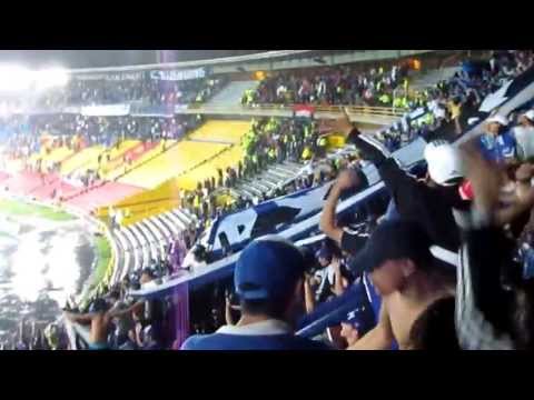 "BLUE RAIN - MILLONARIOS ES MI ALEGRIA!" Barra: Blue Rain &bull; Club: Millonarios