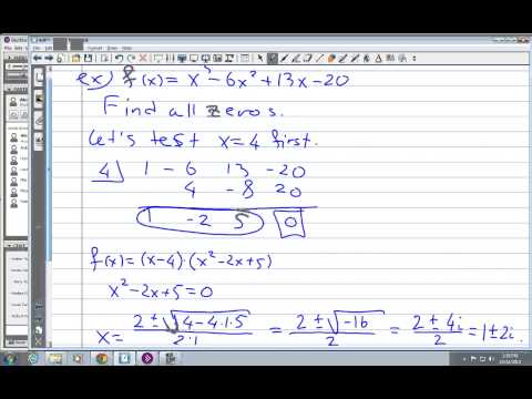 College Algebra: sections 4.3, 4.4